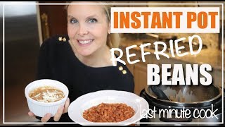 Instant pot refried beans  NO SOAK method [upl. by Rez]