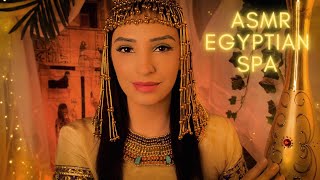 ASMR World Spa  Egyptian Spa 🌿 Bathing You Skin Treatment Makeup Pampering Roleplay Soft Spoken [upl. by Elberta]