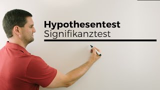 Hypothesentest Signifikanztest Ablehnungsbereich mit TR bestimmen  Mathe by Daniel Jungn M [upl. by Danielle]