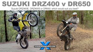 Suzuki DRZ400 v DR650 which would suit you better︱Cross Training Adventure [upl. by Oby]