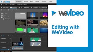 Editing with WeVideo [upl. by Ahsilla]