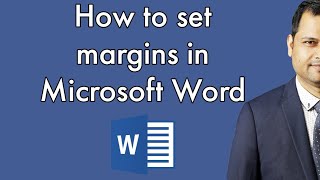 How to set margins in Microsoft word [upl. by Bellda]