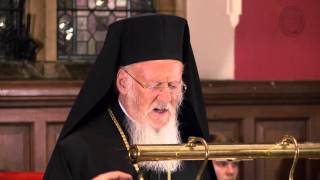 The Ecumenical Patriarch Bartholomew I of Constantinople [upl. by Lebasi]