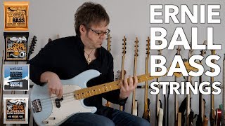 Ernie Ball  BASS STRINGS  Comparison [upl. by Potts]