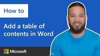 How to add a table of contents in Microsoft Word [upl. by Elleined]