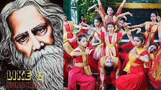 Alokerei jhorna dharay  Dance cover  Rabindra Sangeet Dance balakadas7825 [upl. by Ddej]