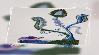 Crewelwork embroidery part5 last part [upl. by Assirek]