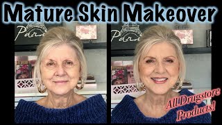 Mature Skin Makeover  How to Look Younger with Makeup [upl. by Balthazar]