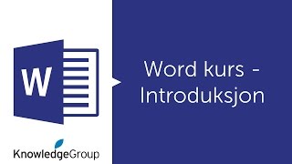 Word kurs  Introduksjon  Norsk 2016  2013  2010 [upl. by Cosetta560]