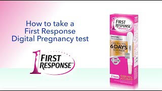 How to Take a First Response Pregnancy Test  Parents [upl. by Kasey]