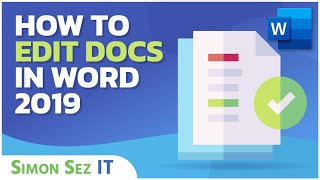 How to Edit Documents in Microsoft Word 2019  MS Word Tutorial [upl. by Hsilgne]