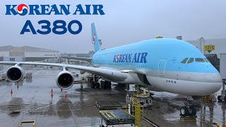 🇺🇸 Los Angeles LAX to Seoul ICN 🇰🇷 Korean Air Airbus A380  FULL FLIGHT REPORT Polar route [upl. by Orelia]