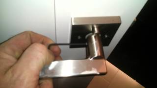 How to install a door knob [upl. by Drofnas470]