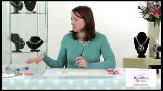 How to Make Jewelry Tutorial for Beginners Part 1 of 4 [upl. by Ecnarrat681]