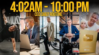 Daily Routine of a CEO  How I Structure my Day Update [upl. by Airdni]