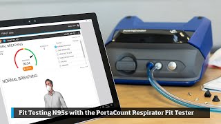 Fit Testing N95s with the PortaCount Respirator Fit Tester [upl. by Calvano224]