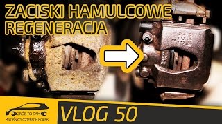 Regeneracja naprawa zacisku hamulcowego i tłoczka [upl. by Clem361]