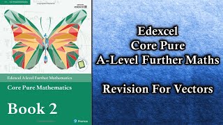 Edexcel A Level Further Maths Core Pure  Vectors [upl. by Goldy360]