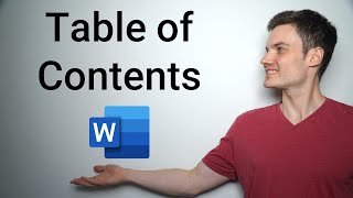 How to Make Table of Contents in Word [upl. by Rockey]