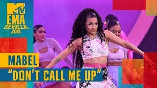 Mabel – Dont Call Me Up LIVE  MTV EMA 2019 [upl. by Anilosi]