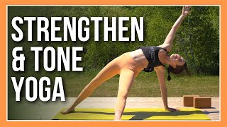 30 min Intermediate Vinyasa Yoga  Full Body Toning [upl. by Ecertal455]