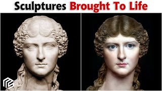 Historical Statues Brought To Life Using Colorization amp AI Technology [upl. by Alpers]