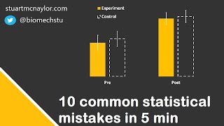 Ten Statistical Mistakes in 5 Min [upl. by Darin940]