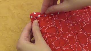 HandStitching Your Binding [upl. by Hendrick]