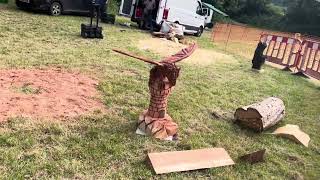 A fabulous range of wooden sculpture at Caerleon festival 2024 [upl. by Svetlana]