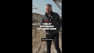 CNN at Ukrainian titanium mine [upl. by Valma]