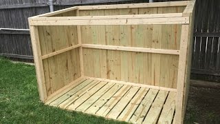 Building a Garbage Can Enclosure  Part 1 [upl. by Arondel]