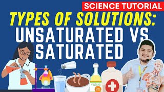 SATURATED AND UNSATURATED SOLUTIONS GRADE 7 SCIENCE TAGALOG [upl. by Airrehs624]