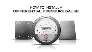 Differential Pressure Gauge Installation [upl. by Galvan639]