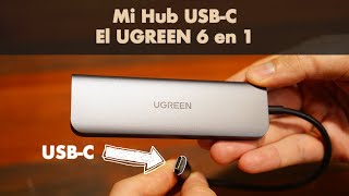 Mi Hub USBC  Ugreen 6 en 1 HDMIPD2xSD2xUSB [upl. by Teagan]