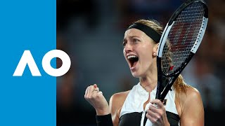 Petra Kvitova v Ashleigh Barty match highlights QF  Australian Open 2019 [upl. by Ainimre249]