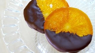 Chocolate Dipped Candied Orange Slices Orangette 輪切り オランジェット ギフト ラッピング Recipe [upl. by Kluge]