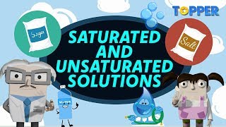 Saturated and Unsaturated Solutions  Class 6th Chemistry [upl. by Apfelstadt693]