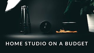 How to Build a HOME PHOTOGRAPHY STUDIO in a SMALL PLACE [upl. by Ahsykal783]