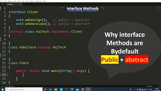 interface methods in java  Learn Coding [upl. by Ttocs]