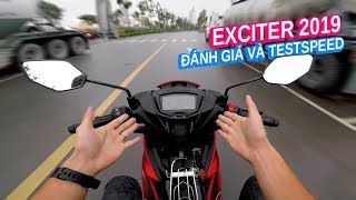 Đánh giá Exciter 150 2019 và test max speed  Vlog 99 [upl. by Ailasor]