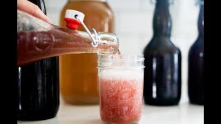 HOW TO MAKE WATER KEFIR  Fermented Drink Recipes [upl. by Suillenroc]