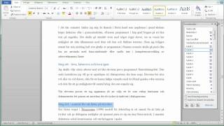 Word 2010  Formatmallar och innehållsförteckning [upl. by Nyleahs]