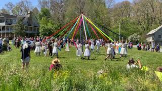 Maypole Dance at the John C Campbell Folk School 2021 [upl. by Hnoj432]