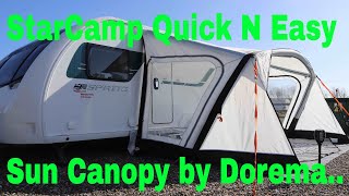 StarCamp Quick N Easy Air Sun Canopy by Dorema [upl. by Darya]