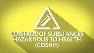 COSHH Training Control of Substances Hazardous to Health [upl. by Enilrae]