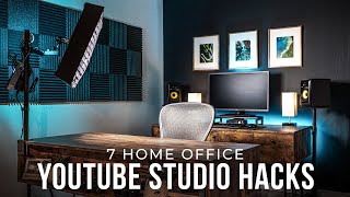 7 Tips to Streamline a Small Studio Space My YouTube Office Setup Tour [upl. by Raleigh285]