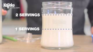 HOW TO MAKE MILK KEFIR WITH KEFIRKO [upl. by Ydrah]