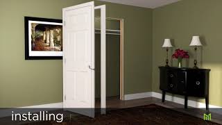 How to Install a Split Jamb Prehung Interior Door [upl. by Nuahc]