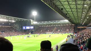 West Brom fans sing The Liquidator v Villa [upl. by Lapo]