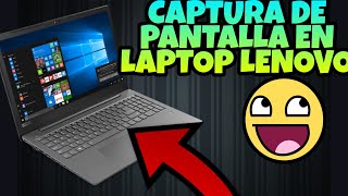 Como hacer una CAPTURA DE PANTALLA en LAPTOP LENOVO 2021 FÁCIL [upl. by Asennav]